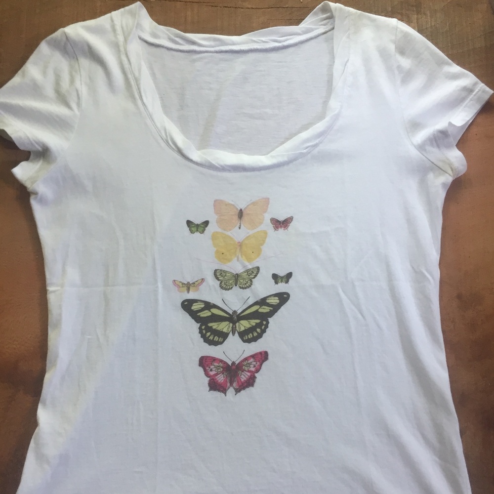Pima Cotton Butterfly T-Shirt - Super Soft!